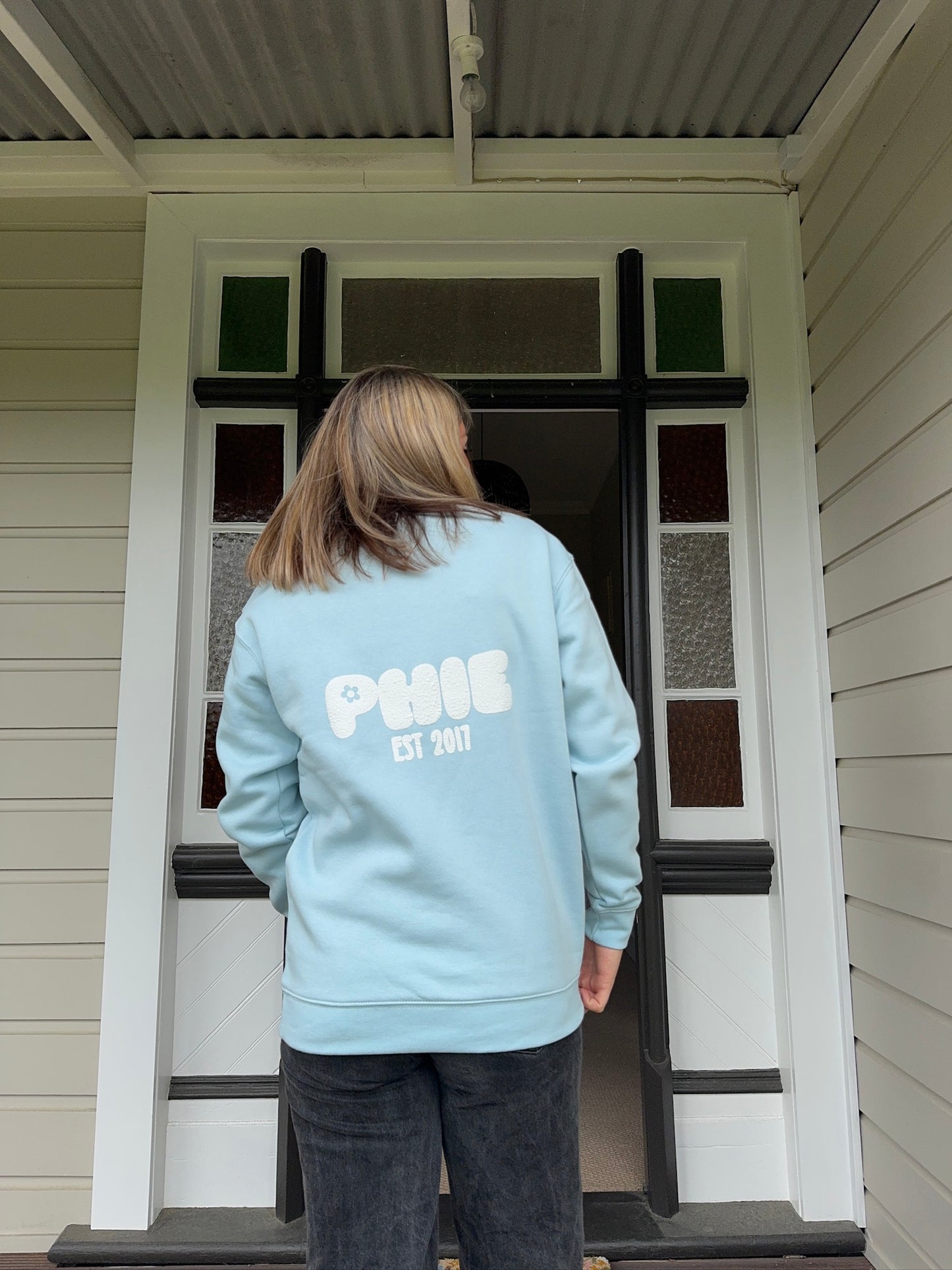 Phie Crew Neck - Sky