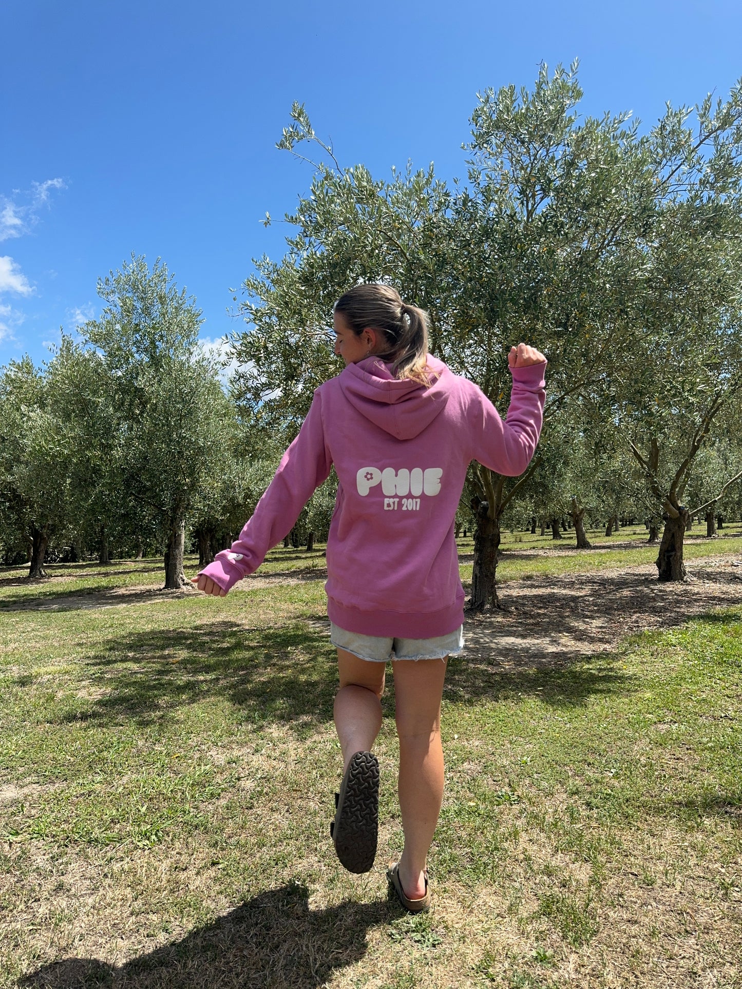 Phie Hoodie - Dark Pink