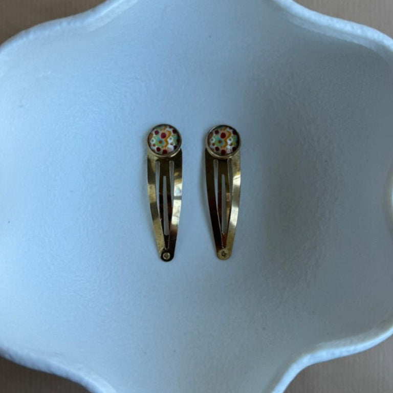 gold hair clips 