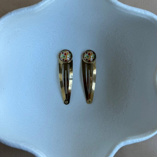 gold hair clips 