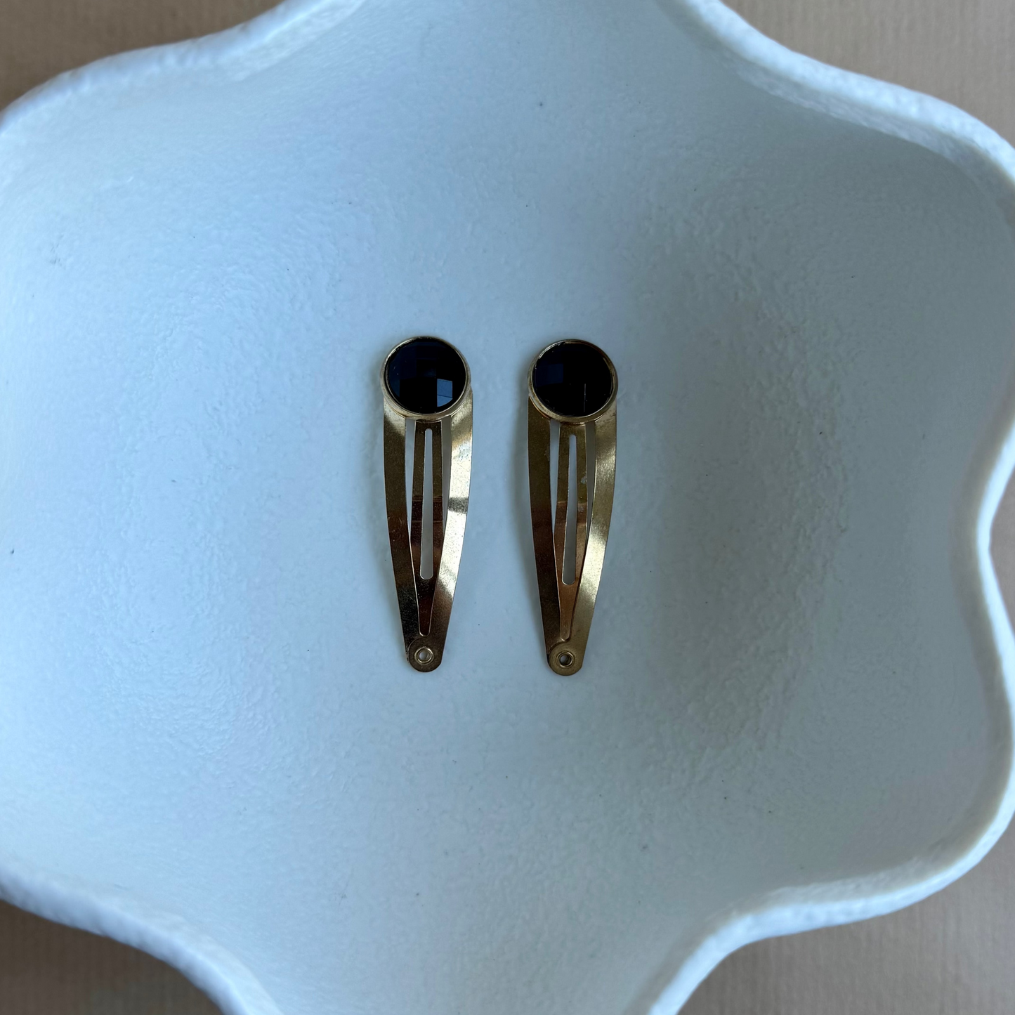 gold hair clips 