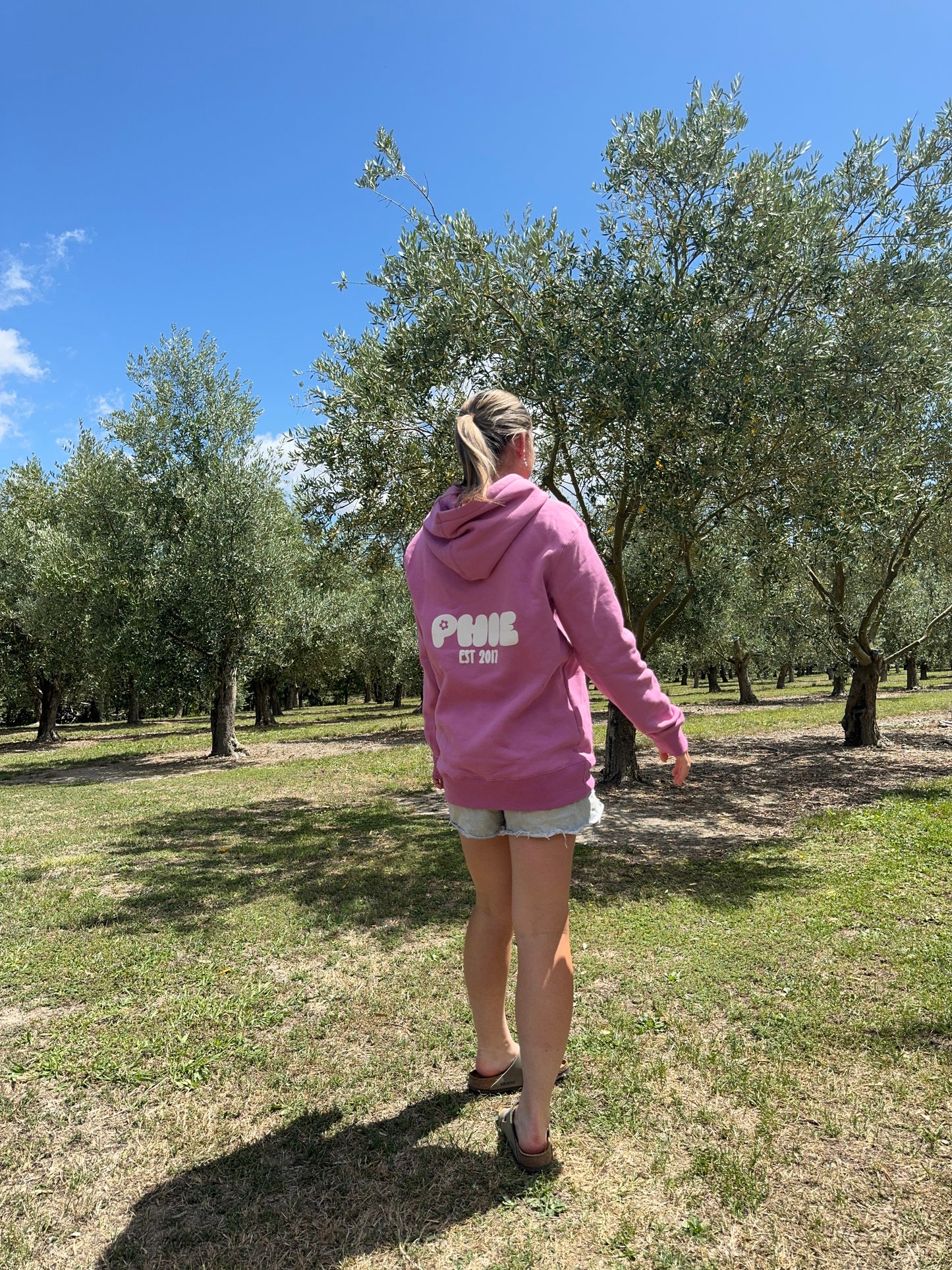 Phie Hoodie - Dark Pink