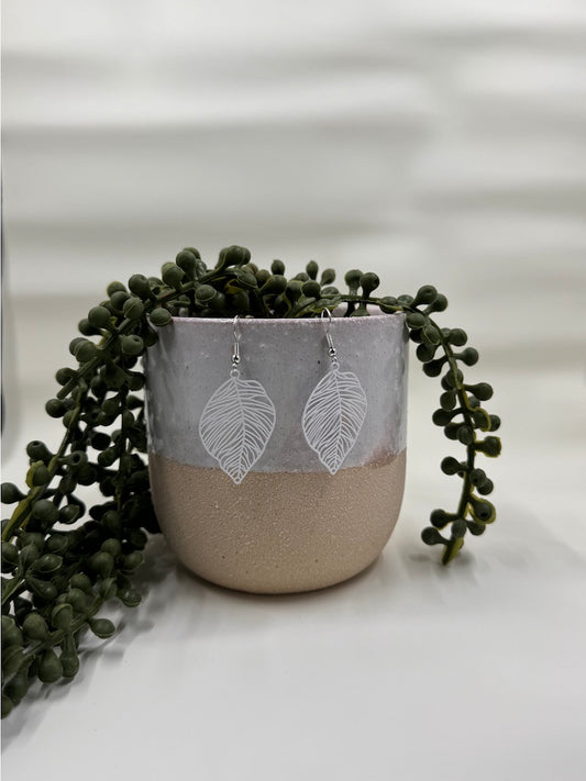 Fine Leaves - White