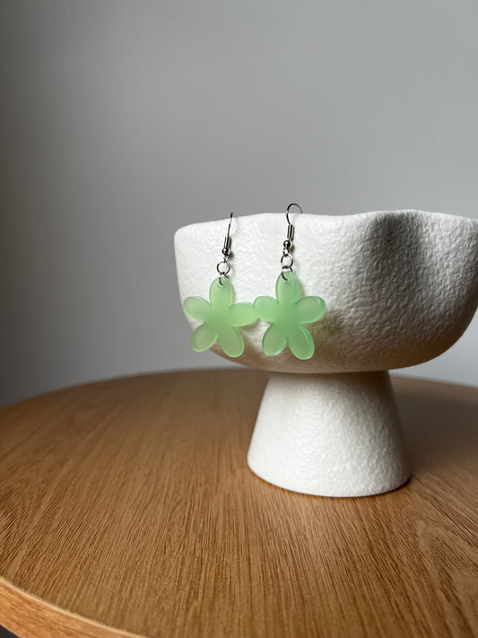 Pop Daisy Flowers - Light Green