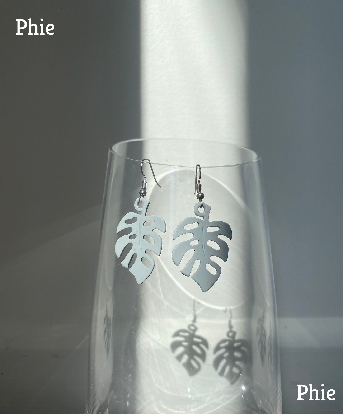 Monstera Leaf - Grey