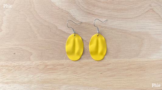 Dented Oval - Yellow