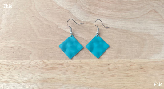 Dented Square - Blue