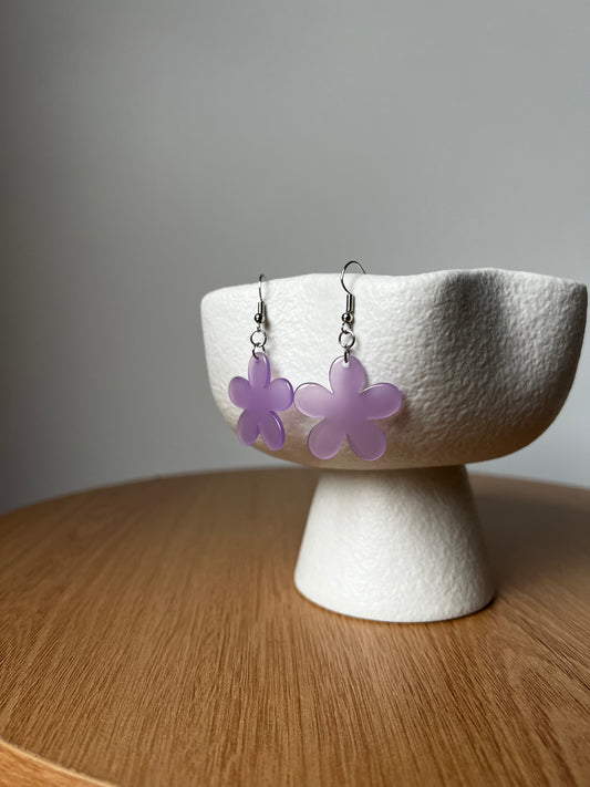 Pop Daisy Flowers - Light Purple